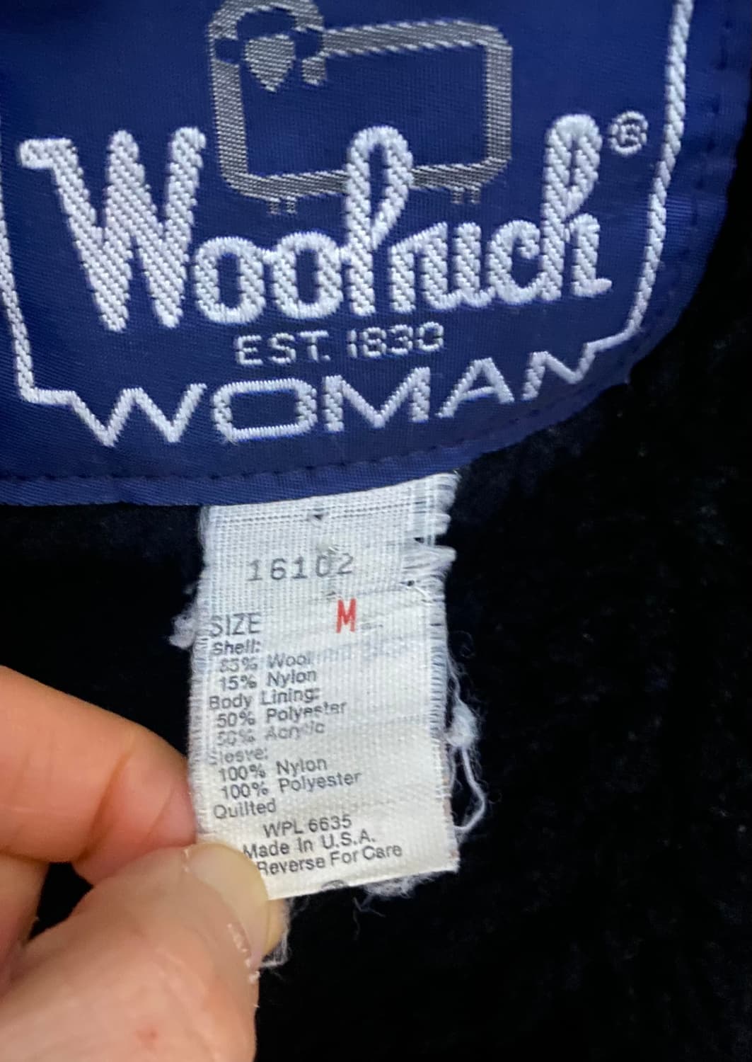 빈티지 울리치 우먼 버팔로 체크 플리스 재킷 상품이미지5