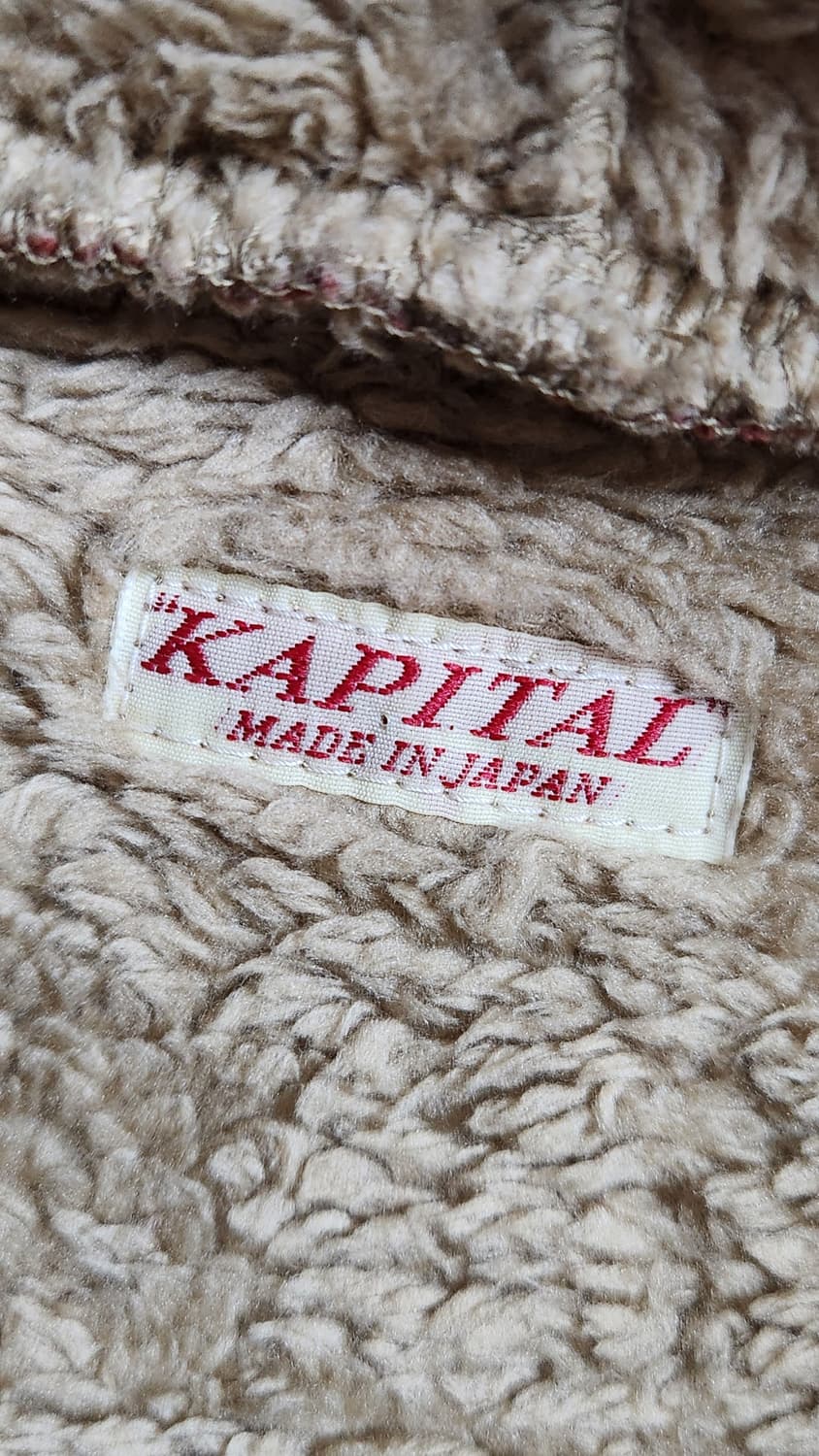 KAPITAL Java Kasuri Pattern Flee Hoodie 상품이미지3