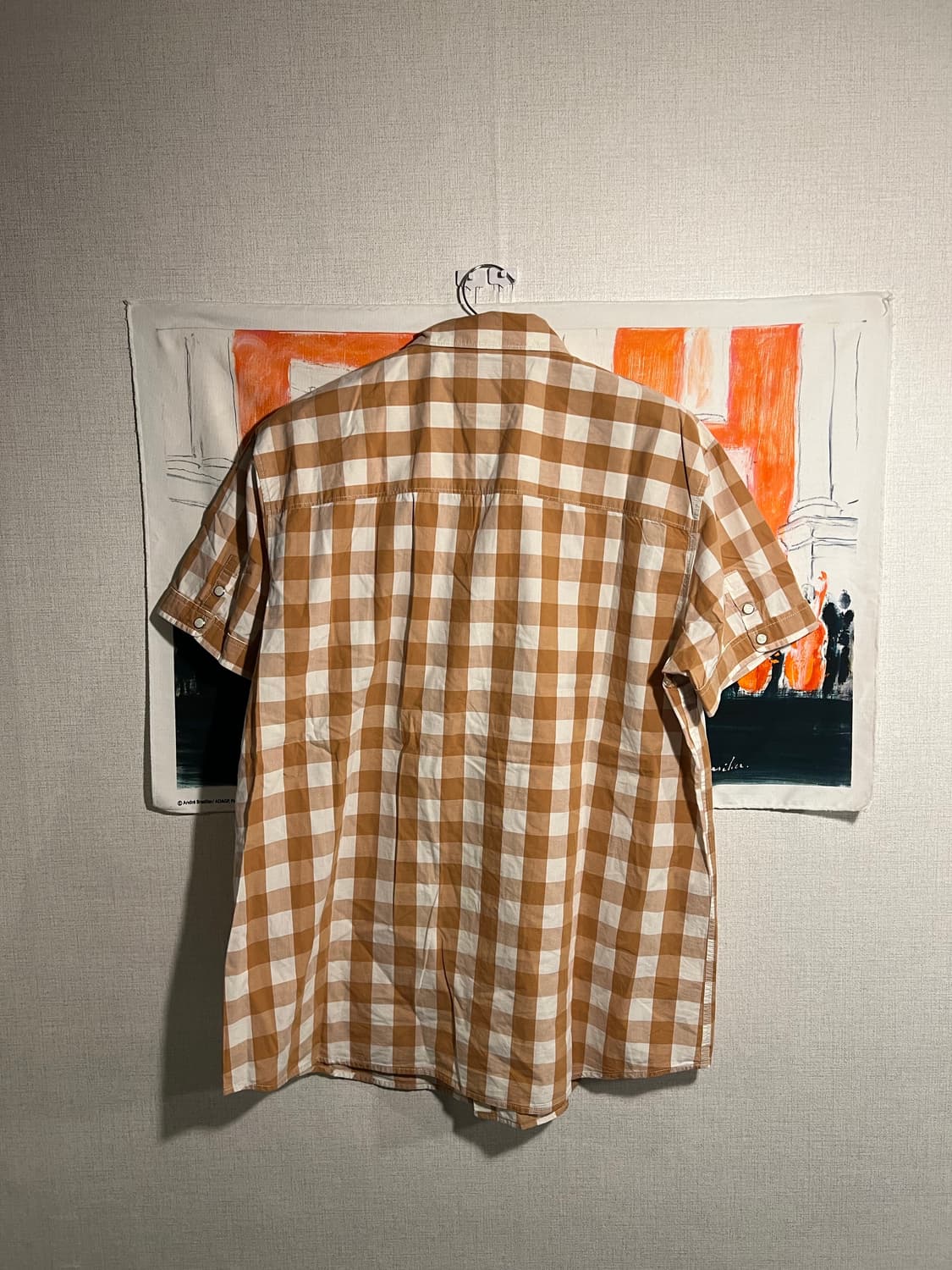 리바이스 반팔 체크셔츠 110사이즈  상품이미지3