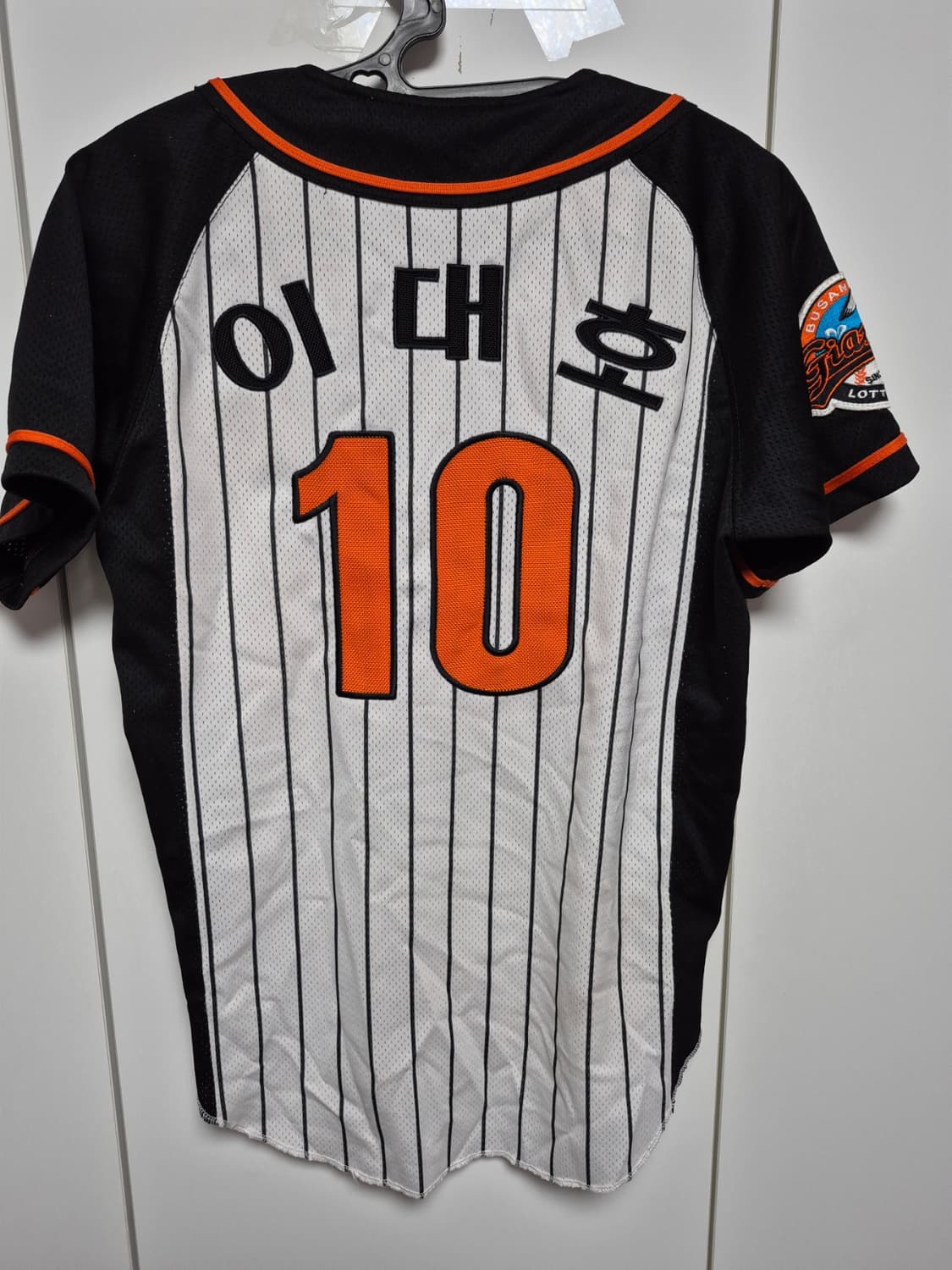 롯데자이언츠 유니폼 85사이즈 11호 유니폼 이대호 마킹 팝니다 상품이미지3