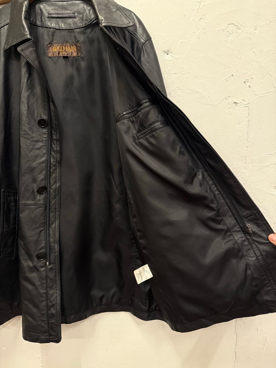 (LL) Balmain 발망 Paris Vintage Leather C 상품이미지5