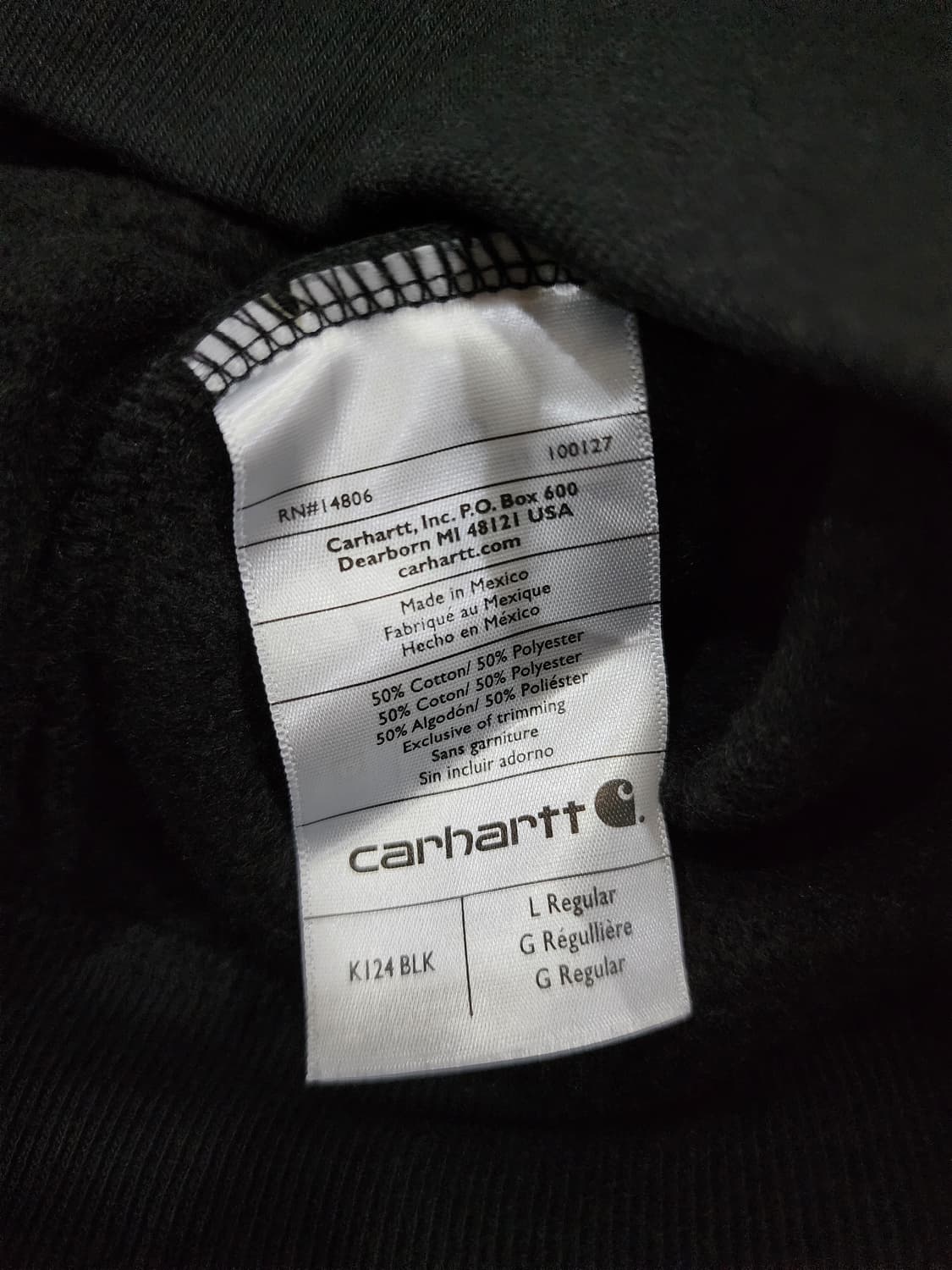 칼하트 오리지널 기모 크루넥 맨투맨 L 상품이미지6