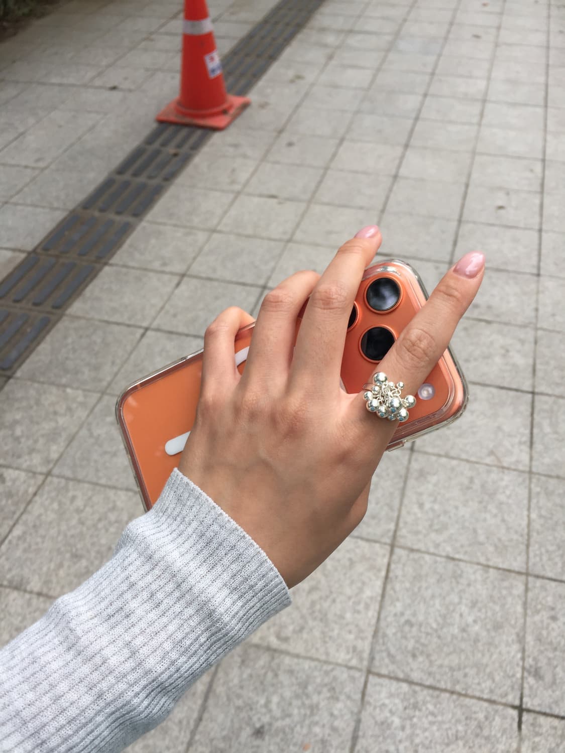 BUBBLE RING 버블반지 오픈링 실버반지 상품이미지5