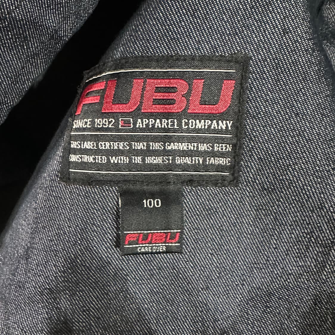 FUBU 후부 오버핏 청자켓 100-105 상품이미지4