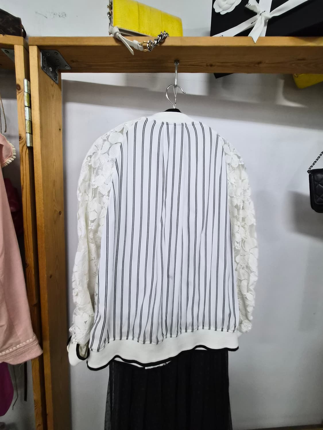 오즈세컨 레이스 집업 블루종.질스튜어트 레이스샤 스커트 상품이미지4