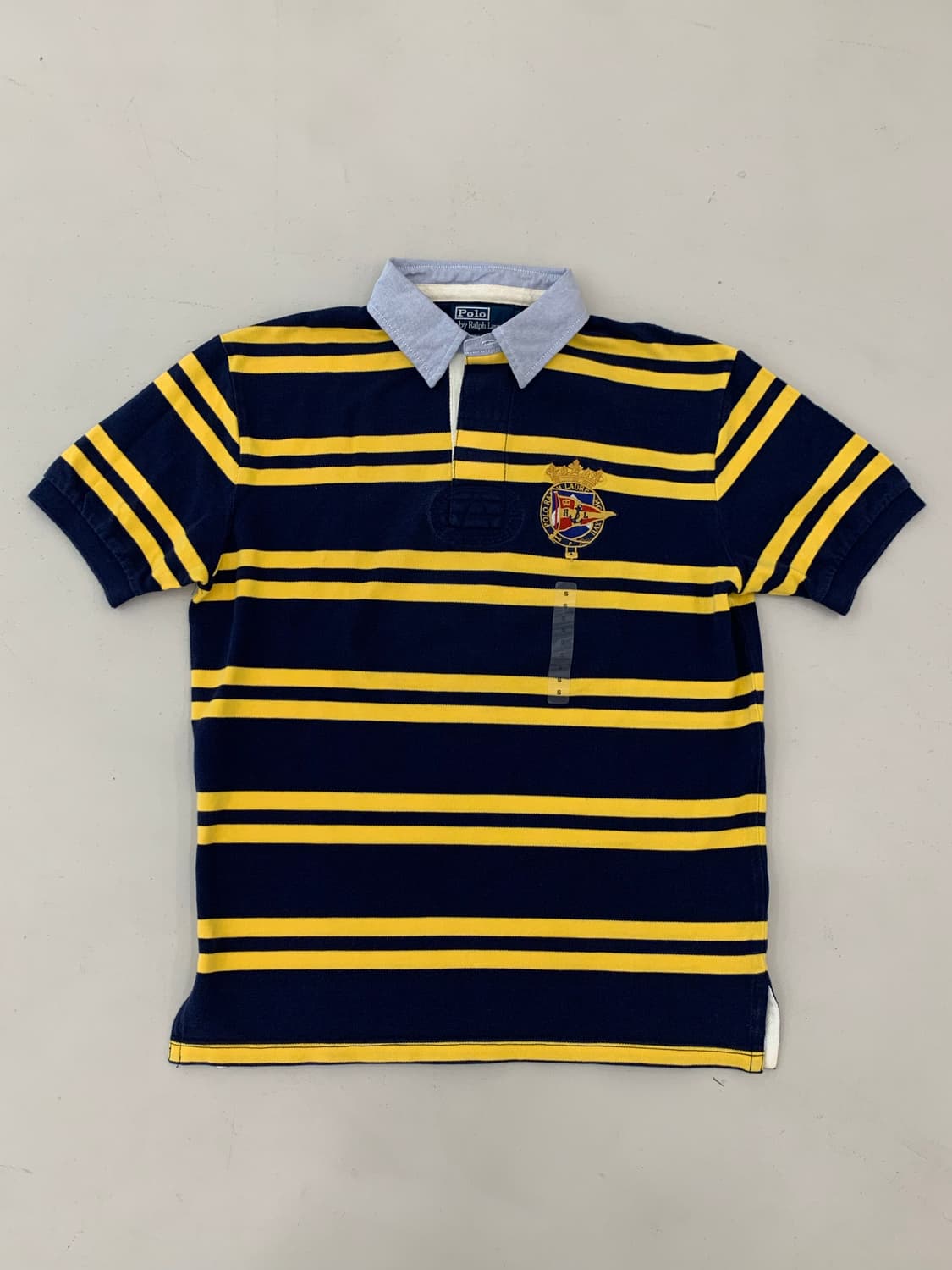 폴로 랄프로렌 스트라이프 반팔 럭비티 S 상품이미지1