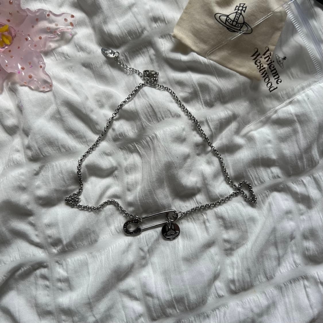 비비안웨스트우드 아카이브 이모진 클립 목걸이(새상품) 상품이미지6