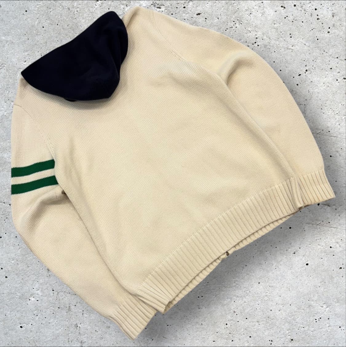 [XL] 폴로 랄프로렌 아이보리 후드 니트 집업 B538 상품이미지2