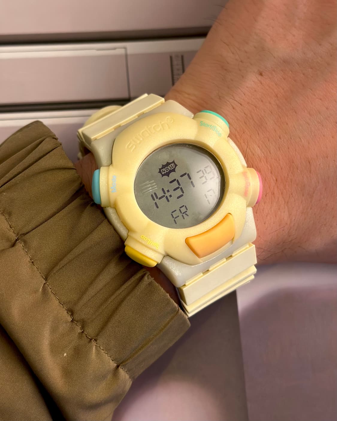 98년판) 빈티지 스와치 전자시계 beat 버터 상품이미지1