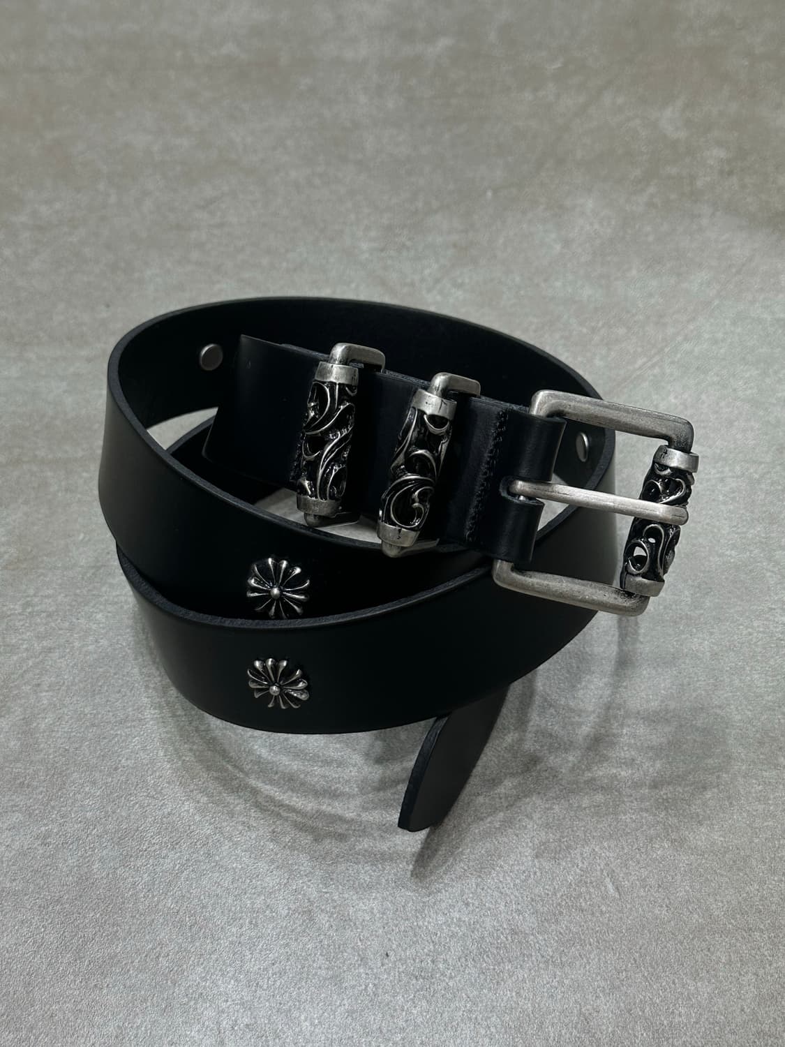 Ch stud belt - 크롬 스터드 벨트 상품이미지1