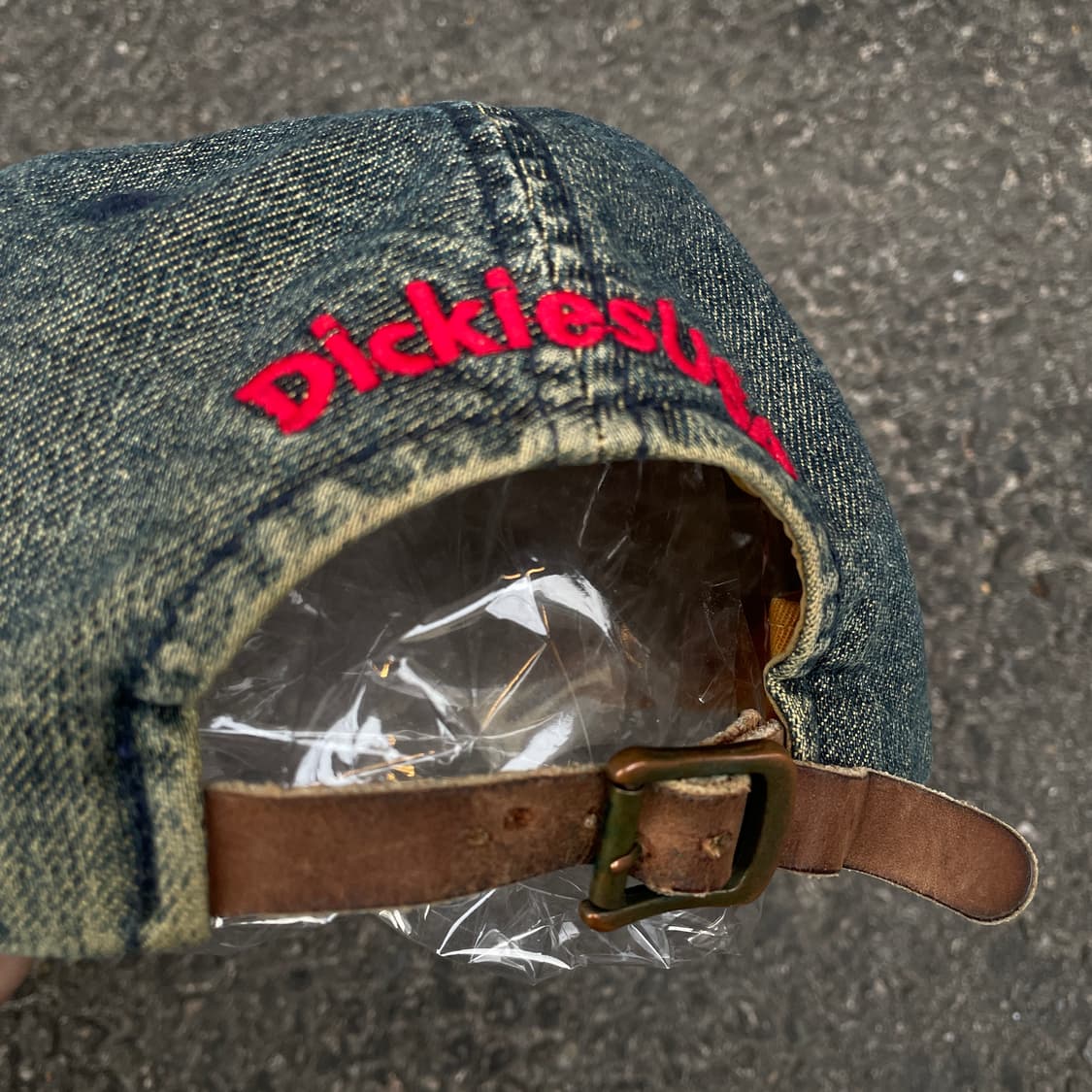 90s 디키즈 흑청 볼캡 올드스쿨 모자 os 상품이미지7