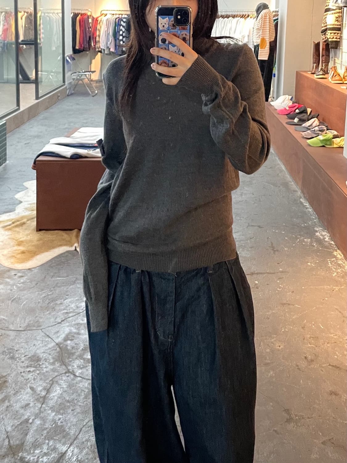 스톤아일랜드 울 크루넥 니트 H313 상품이미지1