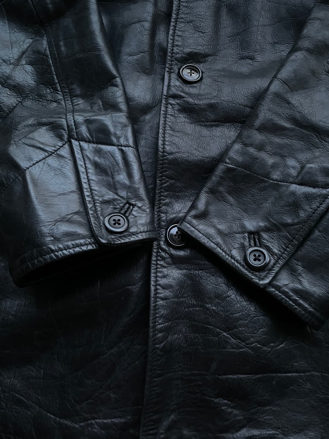 90s 올드갭 레더 카코트 gap carcoat 상품이미지4