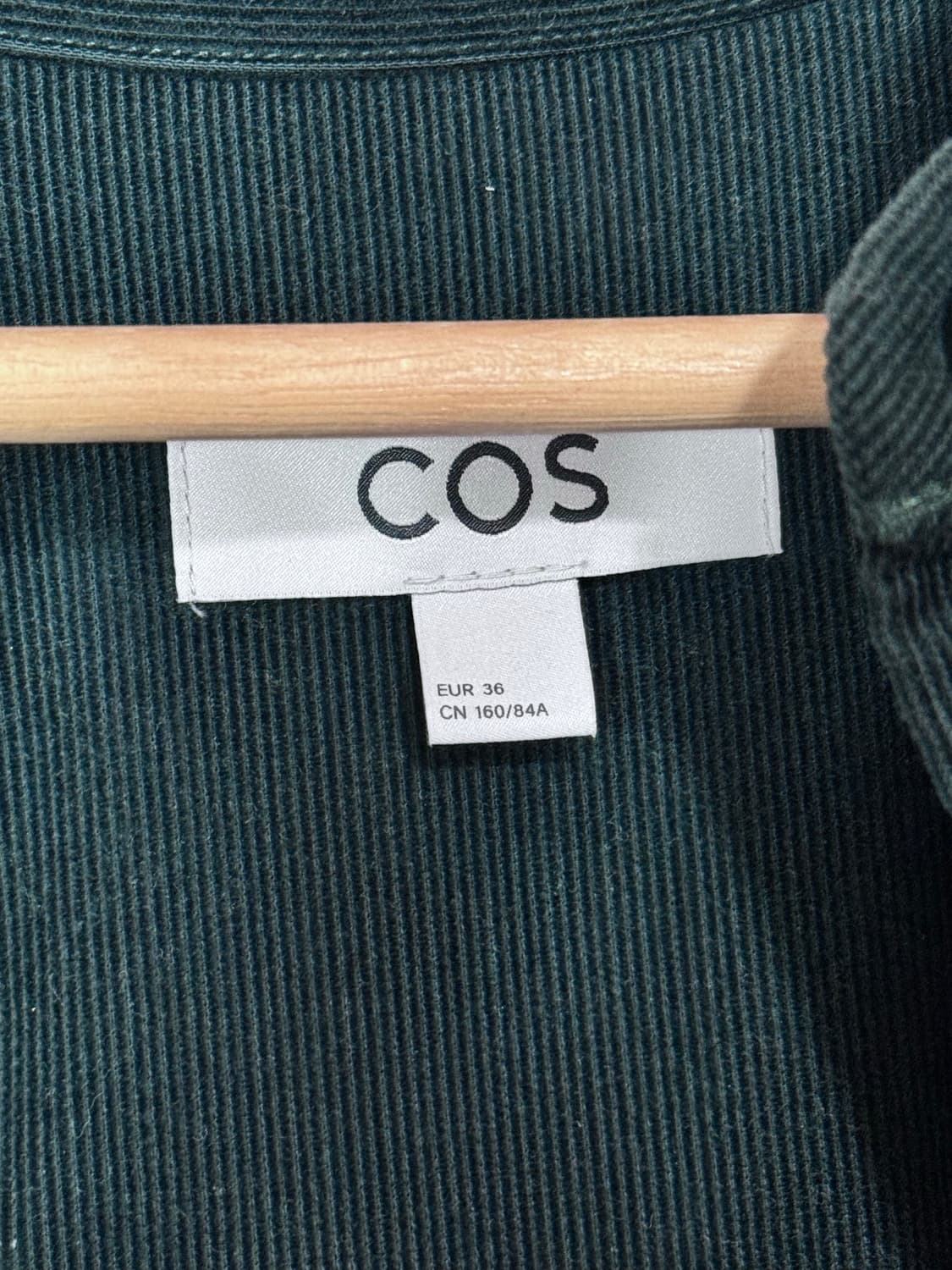 Cos 코스 코듀로이 셔츠 롱원피스  상품이미지2