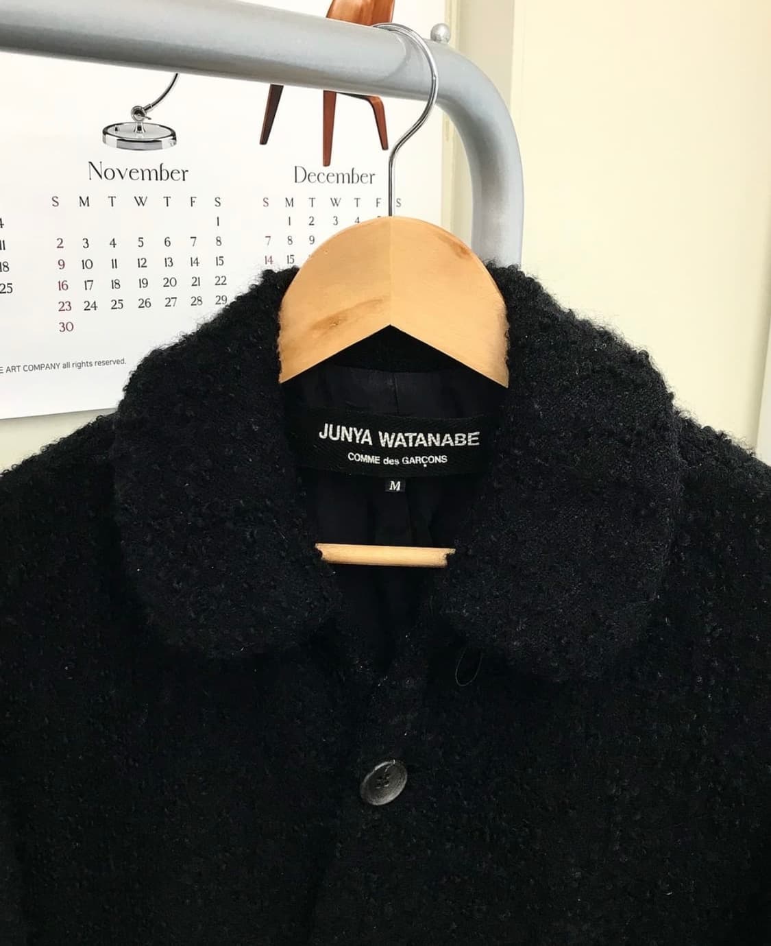 [M] 준야 와타나베 울 부클 코트 팝니다 상품이미지2