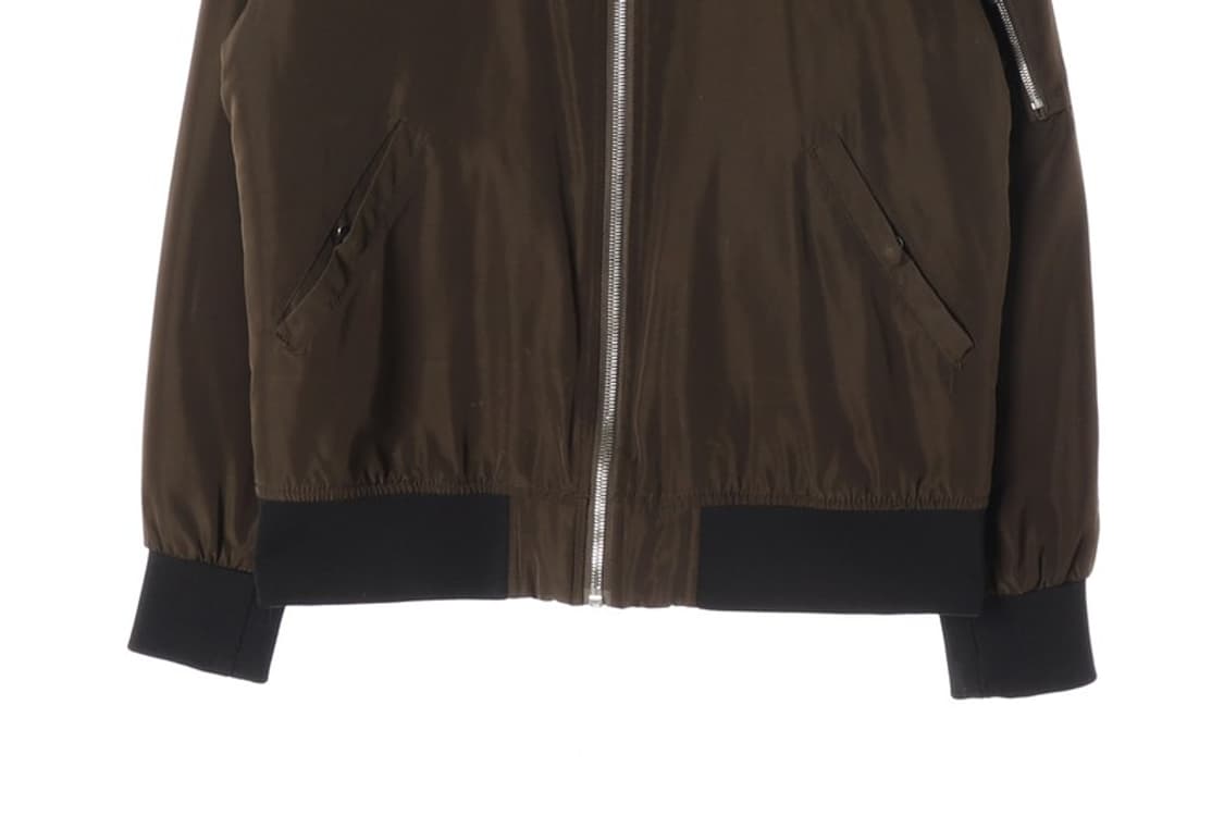 자라 맨 레드 퀼팅 안감 봄버 자켓 L 상품이미지5