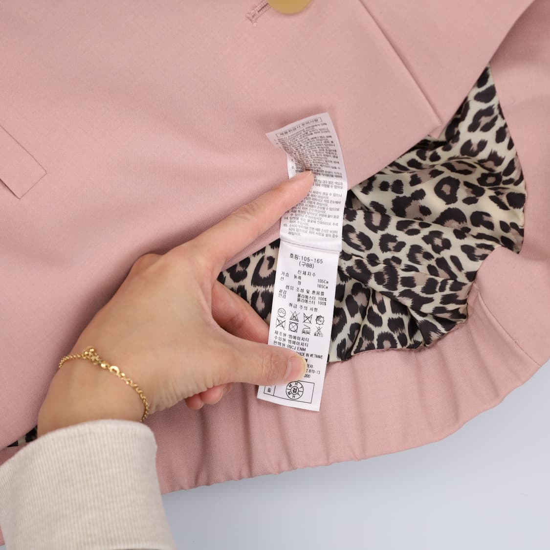 [88] 베라왕 여성 안감호피 숏자켓 0116H1 상품이미지4