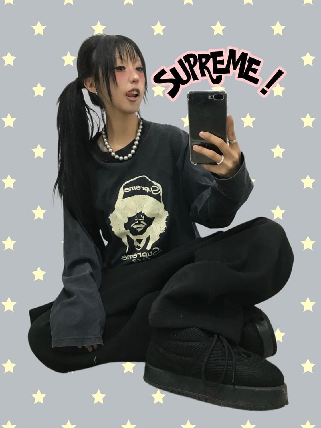 Supreme Logo Long Sleeves 상품이미지1