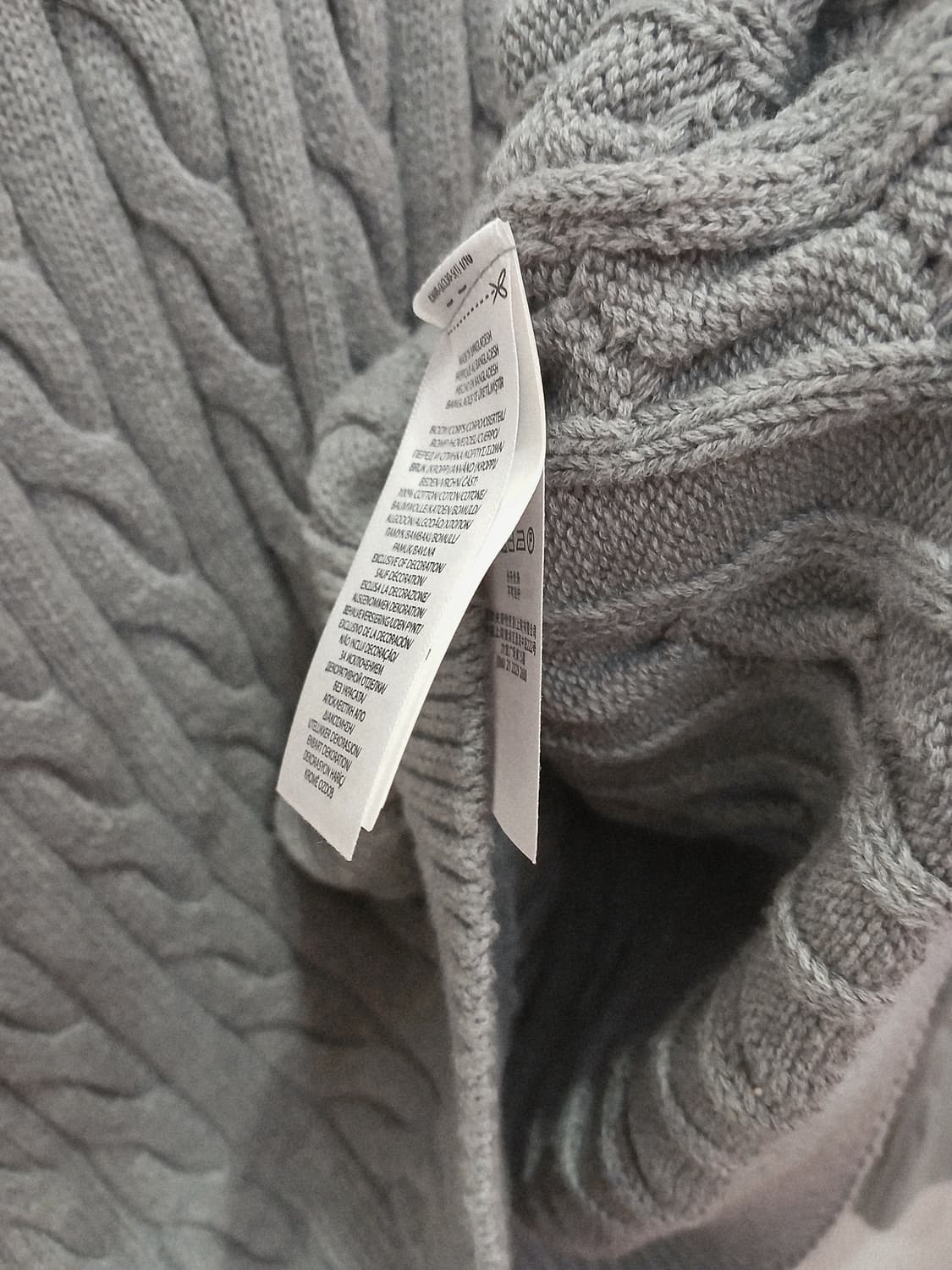 (새상품) 폴로랄프로렌 케이블니트 하프집업 상품이미지6