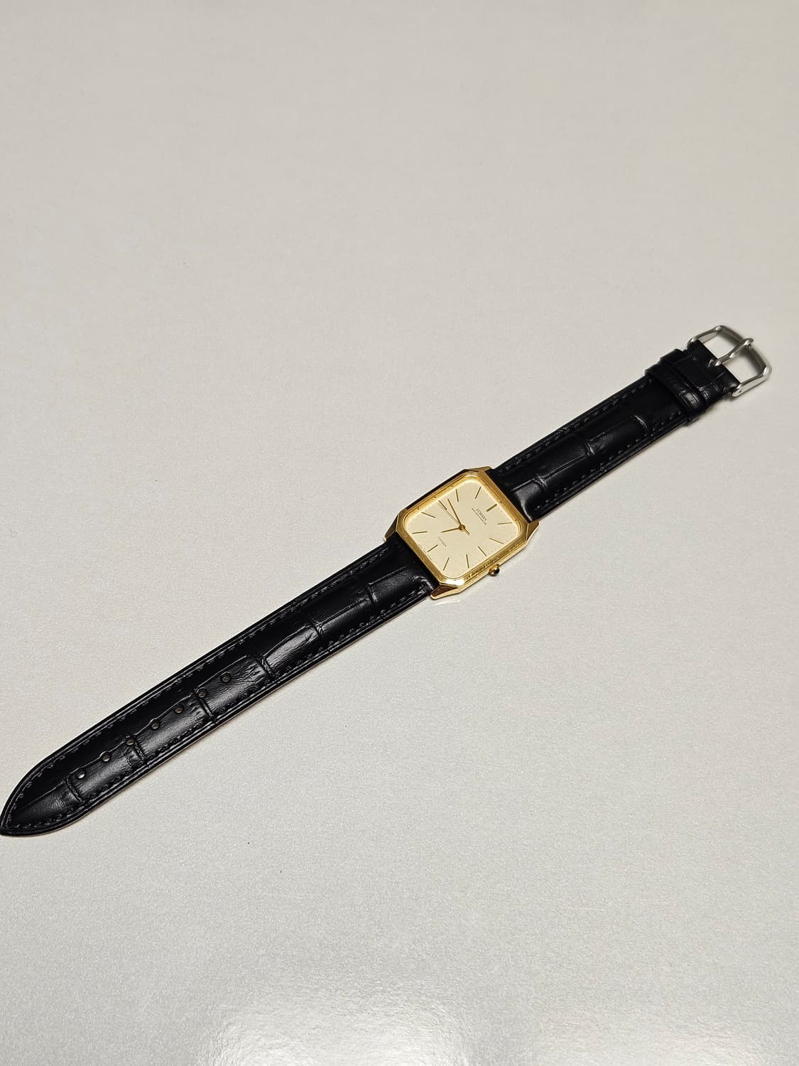 빈티지 시티즌 포르마 금장 가죽 시계 상품이미지5