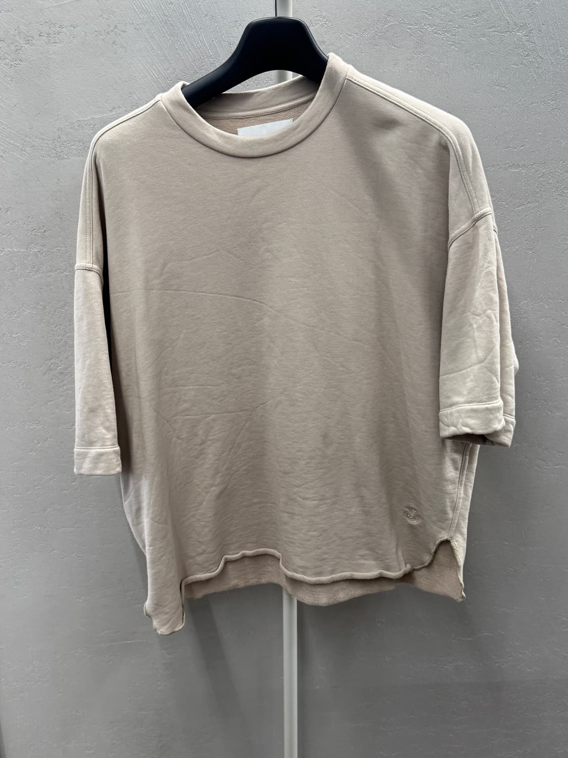 질샌더 베이지 루즈핏 티셔츠 상품이미지2