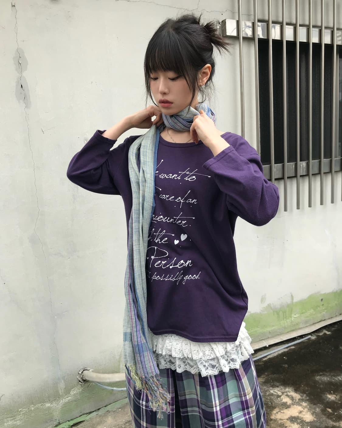 Cookie House 라벤더 롱 슬리브 상품이미지2