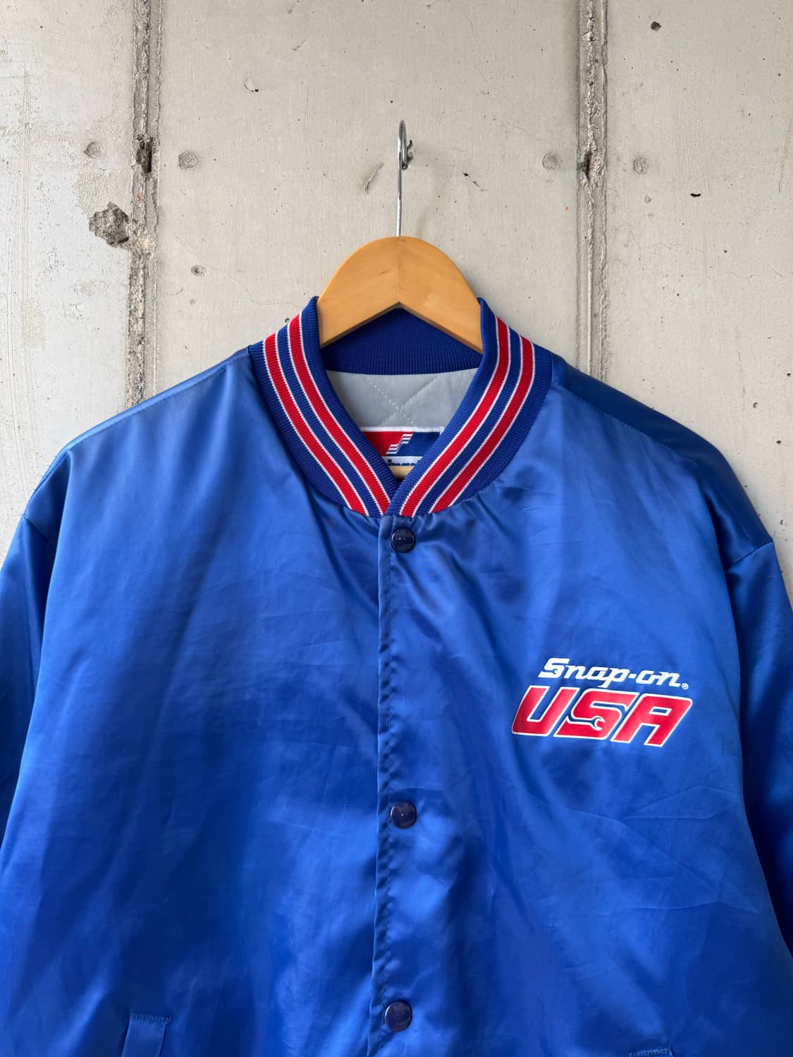 90s Snap-On 바시티 자켓 상품이미지3