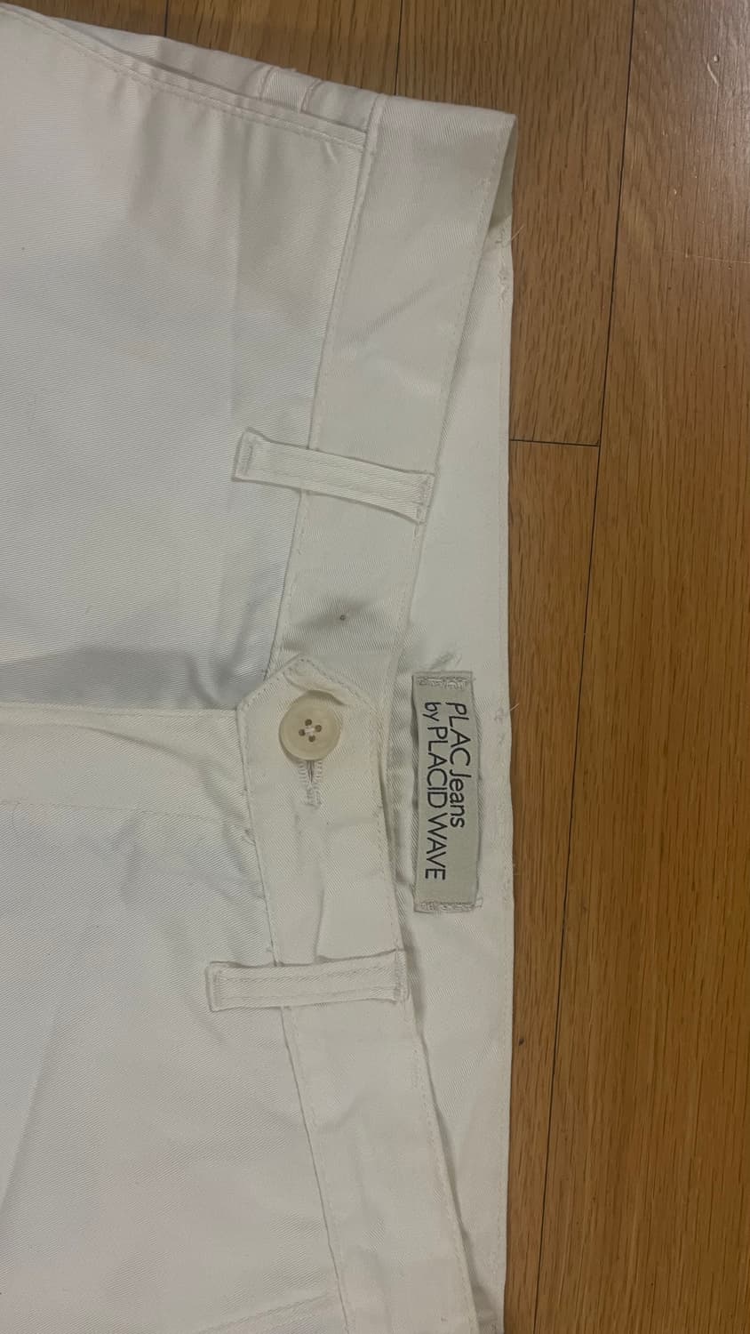 PLAC Jeans 플랙진 화이트 바지 사이즈 31 새상품 상품이미지2