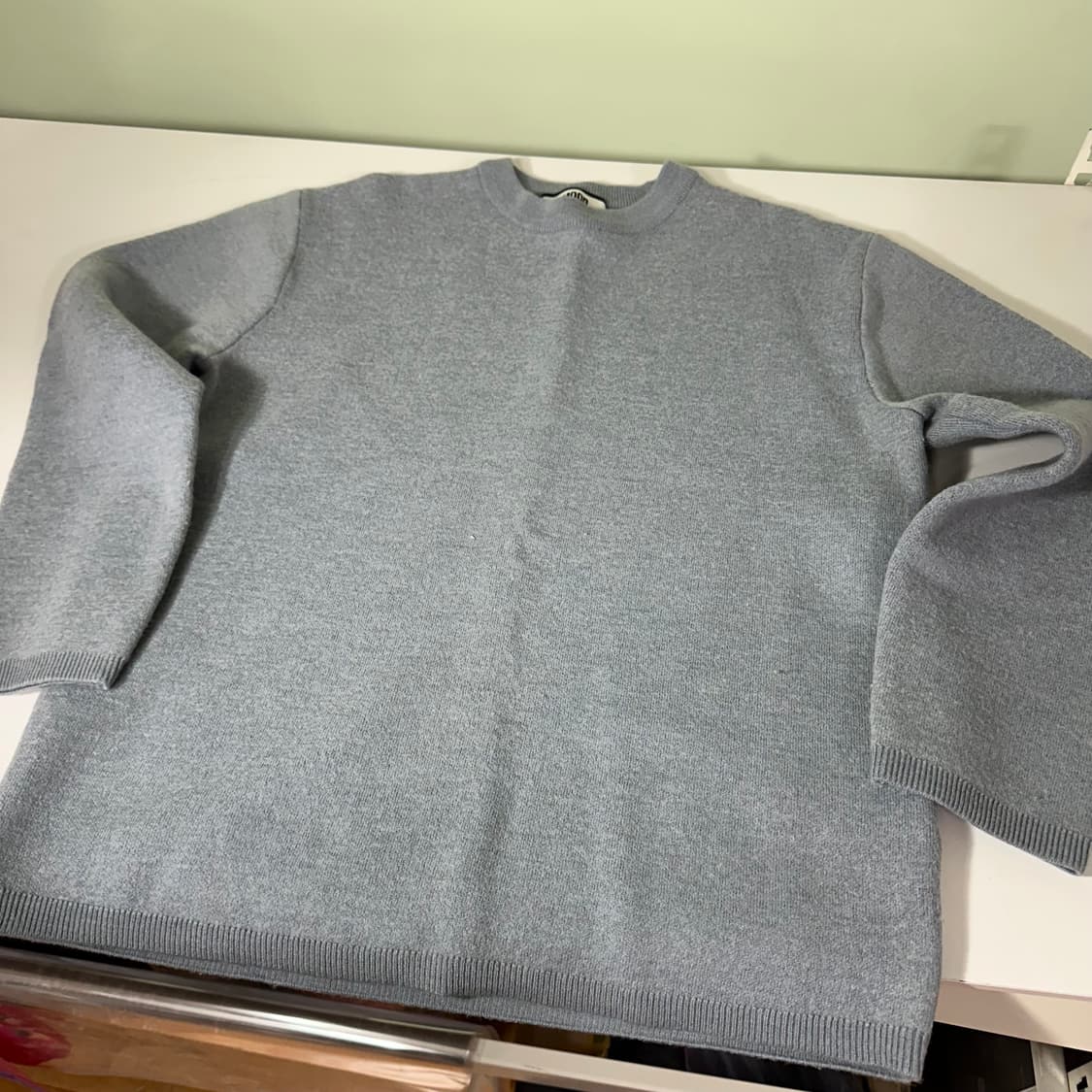 S 엘무드 스카이블루 울니트 상품이미지3