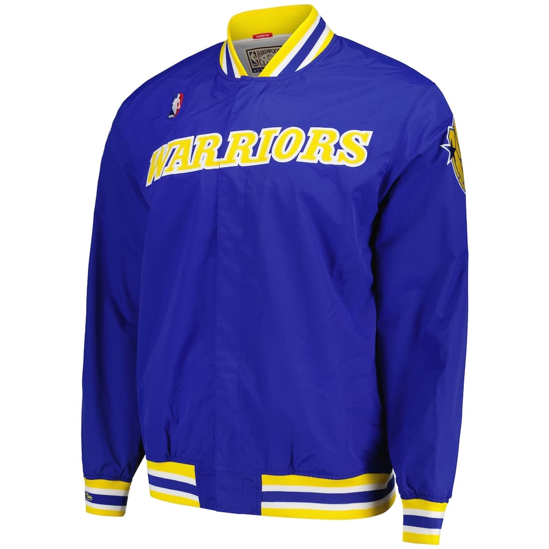 [L]미첼앤네스 골든스테이트 워리어스 어센틱 웜업 자켓 상품이미지1