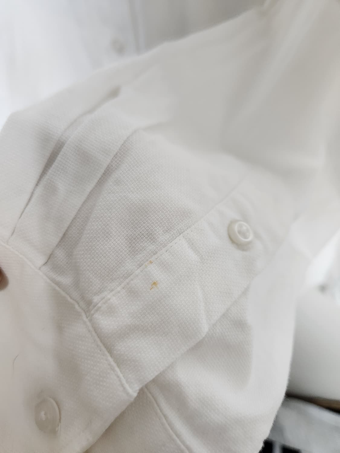 타미힐피거Tommy 화이트 코튼 셔츠 2XL - S183 상품이미지8