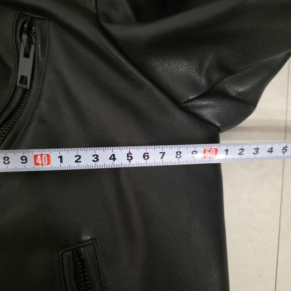 라퍼지스토어 블랙 레더 라이더 자켓 M 상품이미지10