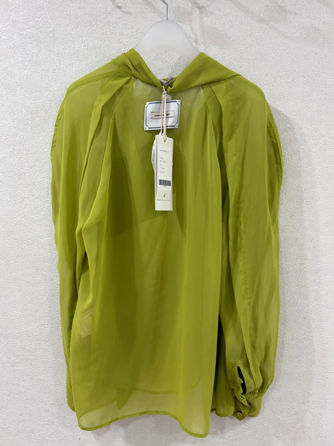 오버듀플레어 cowl tie blouse 상품이미지3