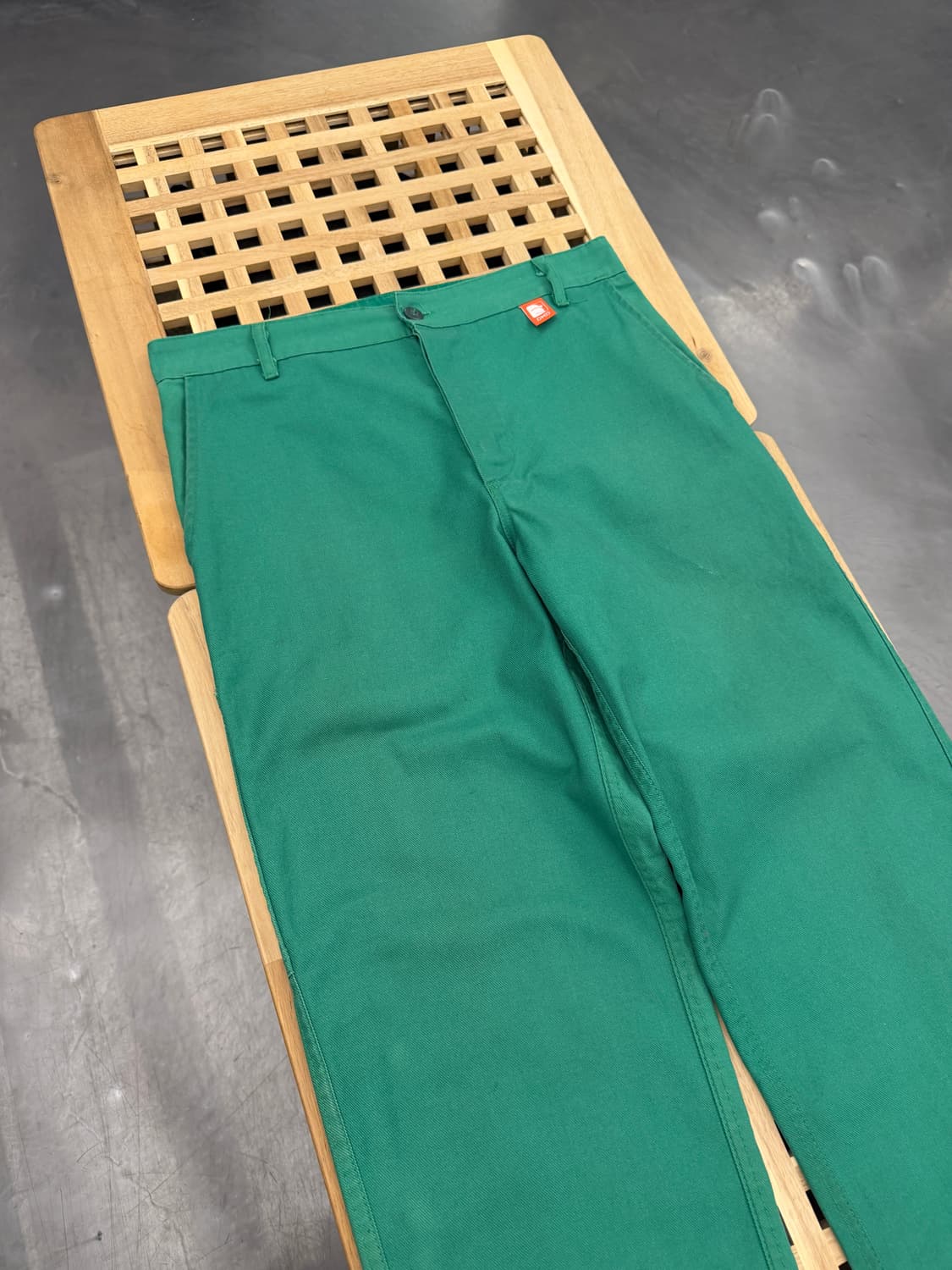 2000s DMD WORKWEAR GREEN FRENCH 프렌치워크팬츠 상품이미지5