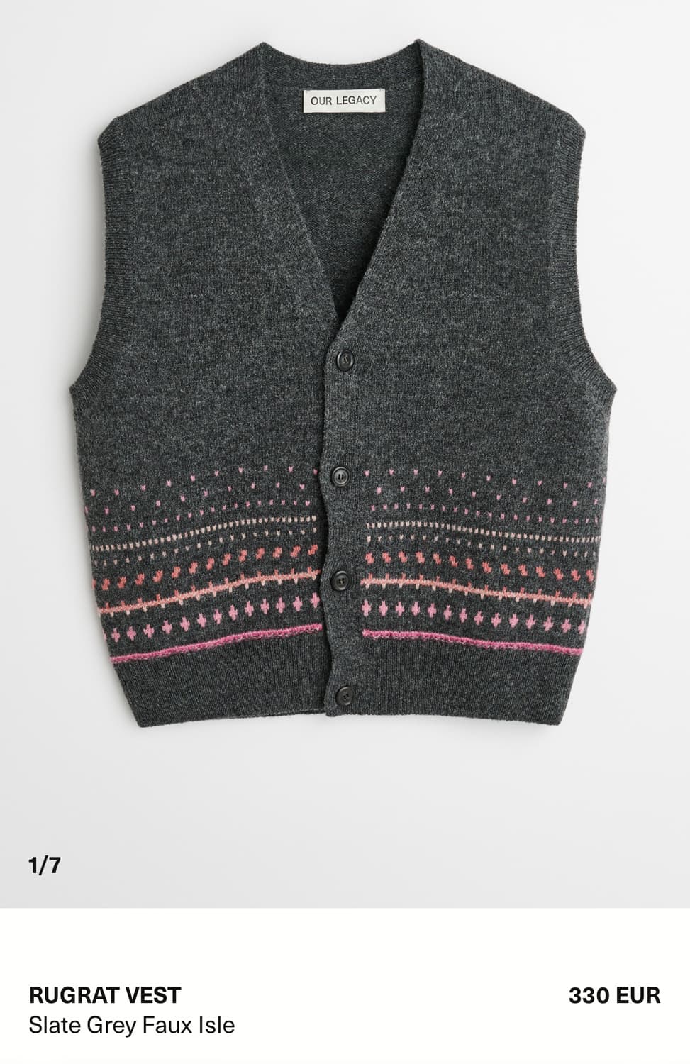 아워레가시 rugrat vest 상품이미지2