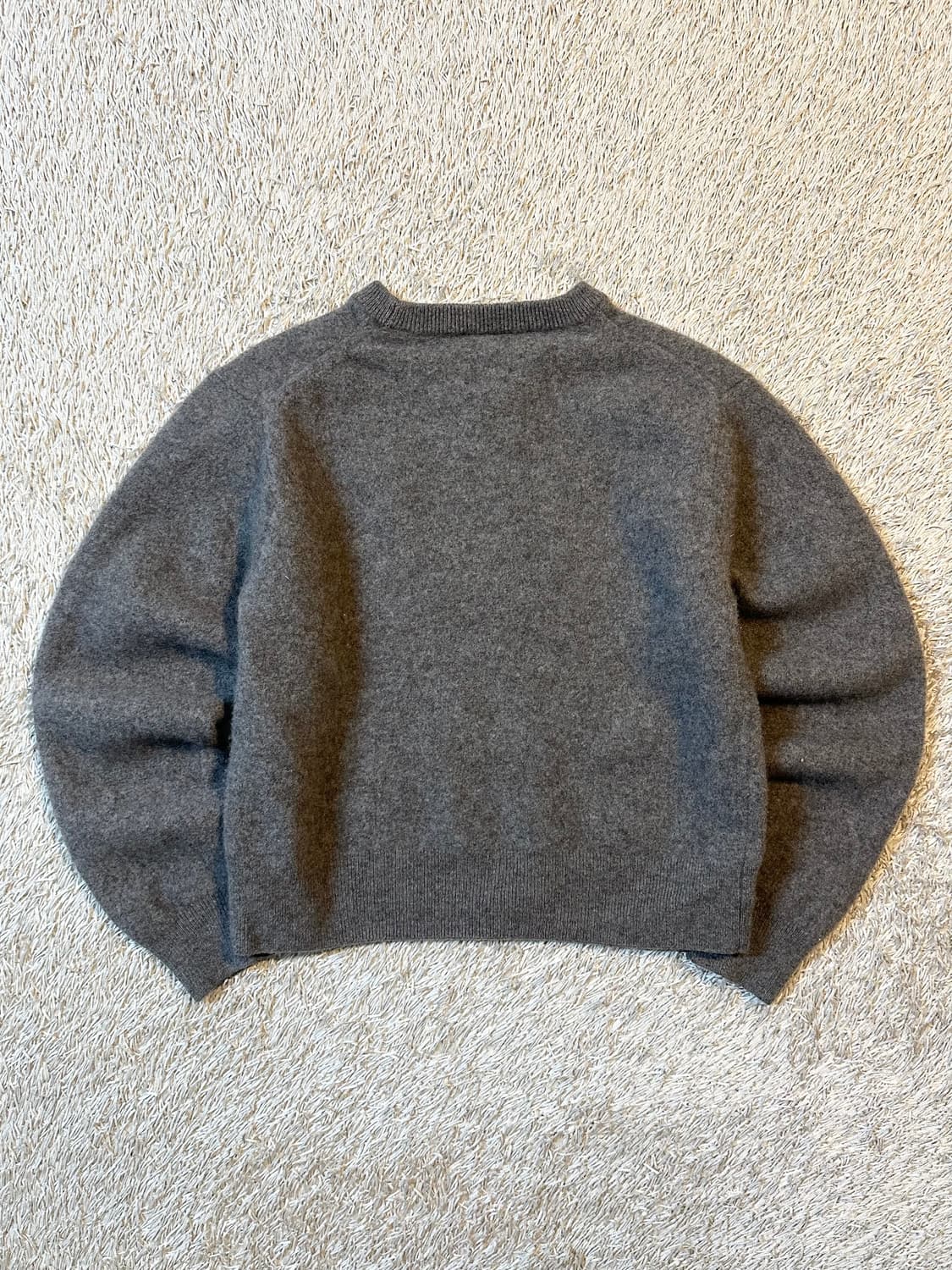 단톤 DANTON 울 크루넥 니트 다크브라운 38 상품이미지3