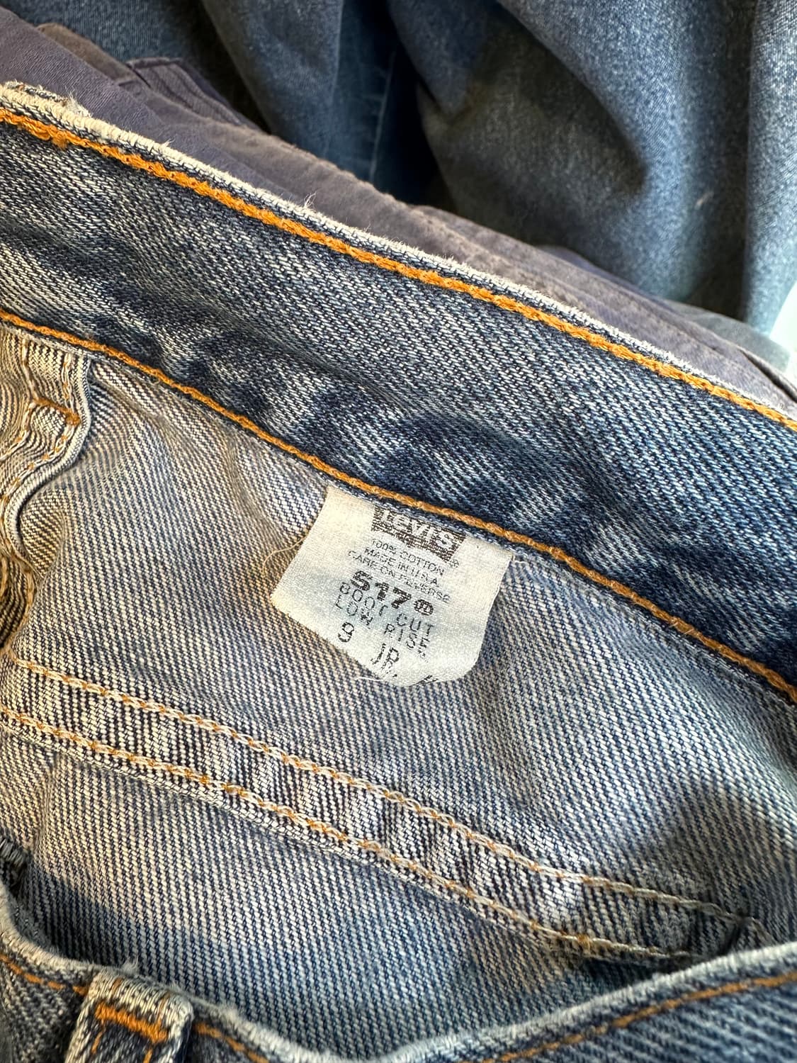 90s 리바이스517 부츠컷 데님 팬츠 28x32 상품이미지7