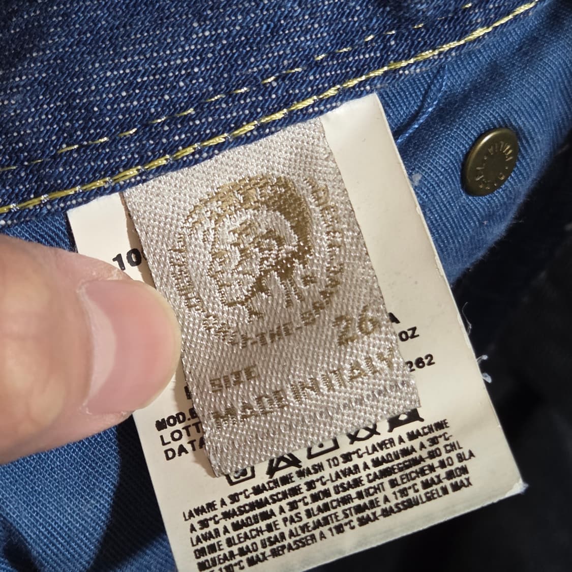 디젤 로우라이즈 데님 팬츠 상품이미지9