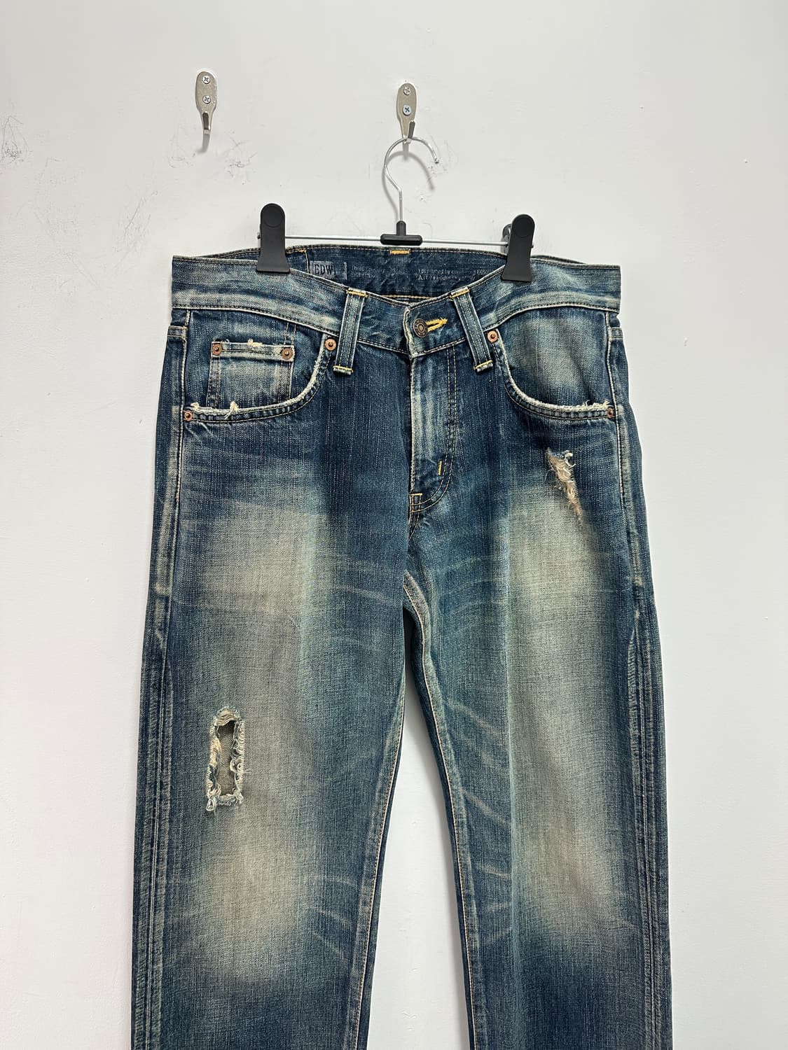 EDWIN 503 distressed washing denim pants 상품이미지8
