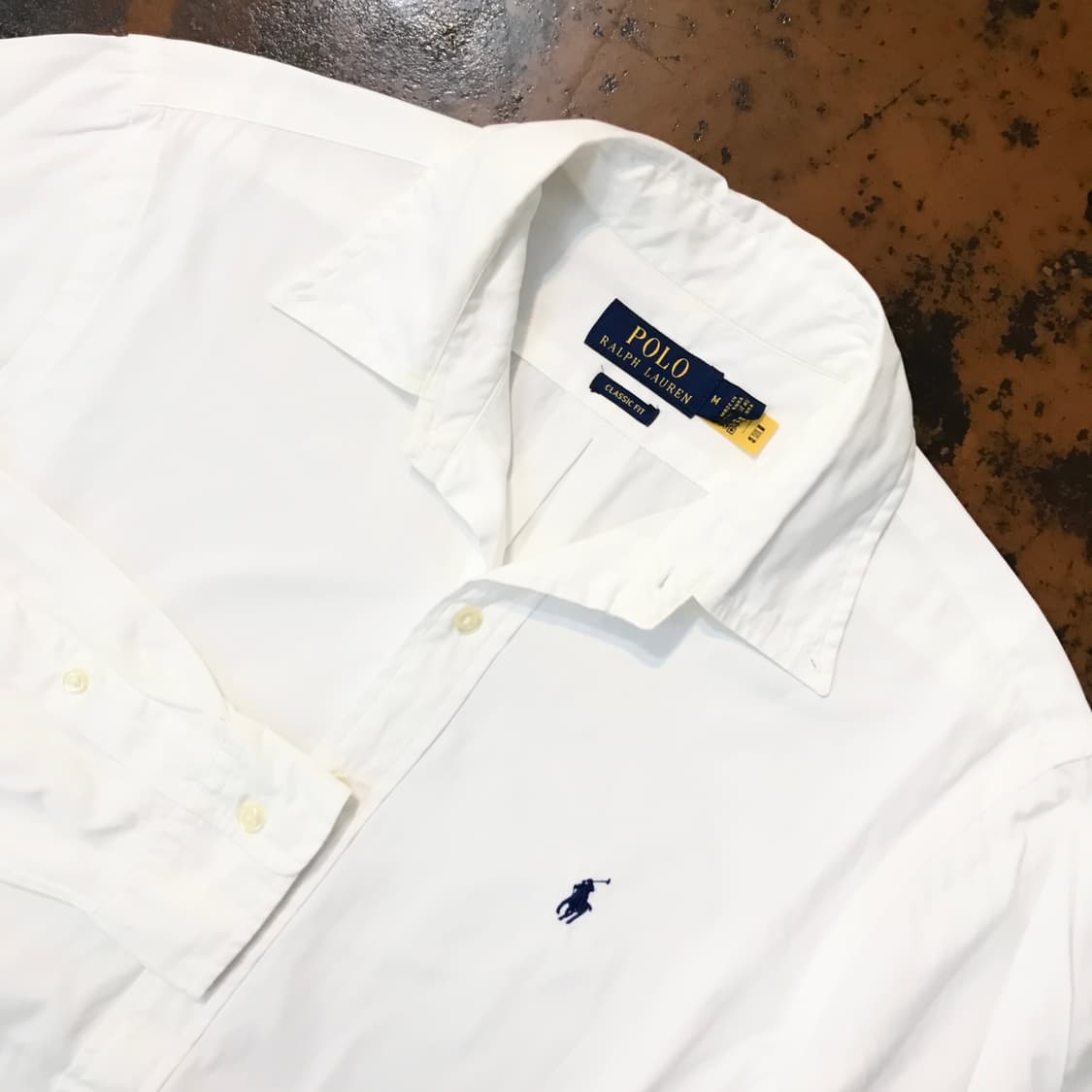 폴로랄프로렌 화이트 코튼 셔츠 남성 105  상품이미지3