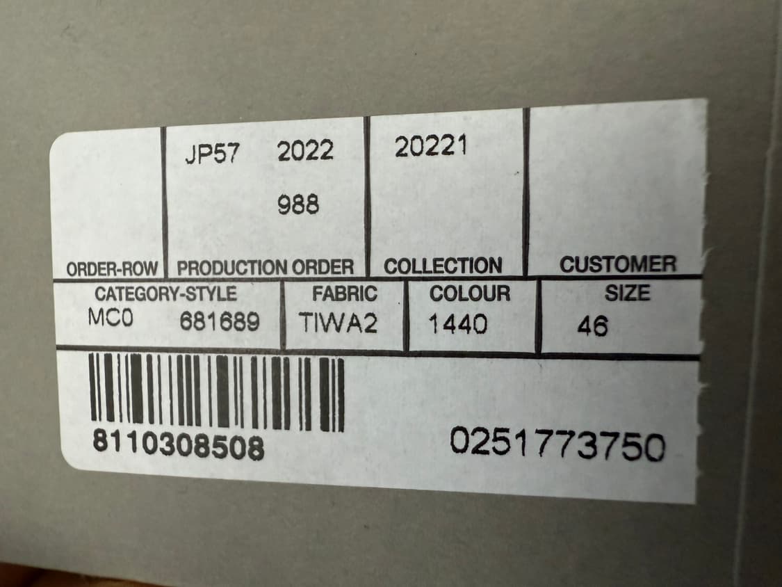 칸예와 샤이가 입은 발렌시아가 데님 패딩 자켓 흑청 상품이미지8