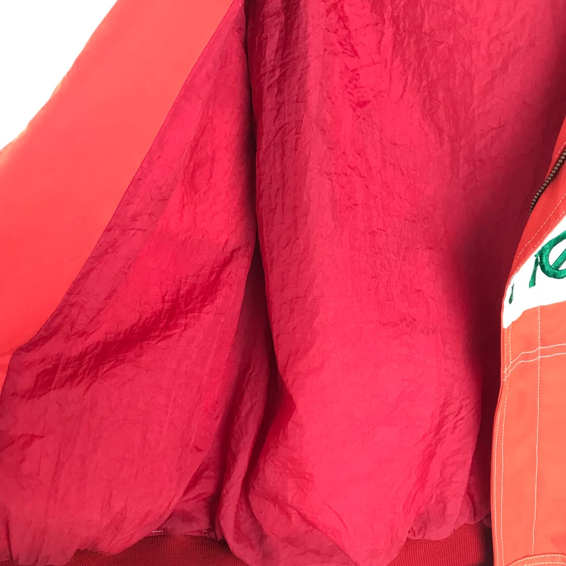 90s 베네통 레이싱 자켓 ma-1 항공점퍼 바이커 f1 오렌지 빈티지 상품이미지9