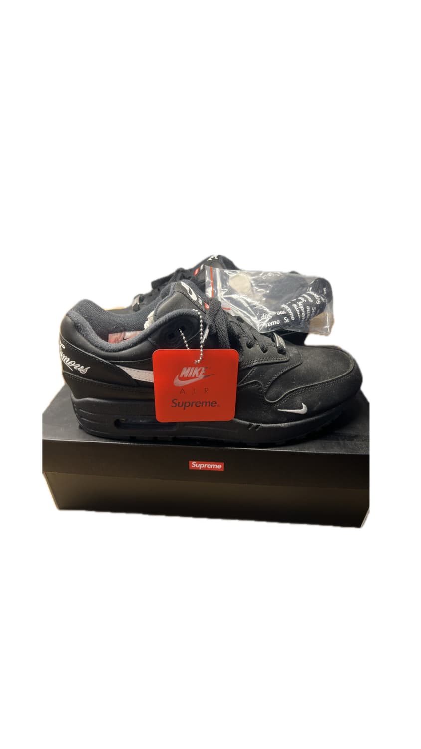 supreme X nike 에어포스 블랙 상품이미지1