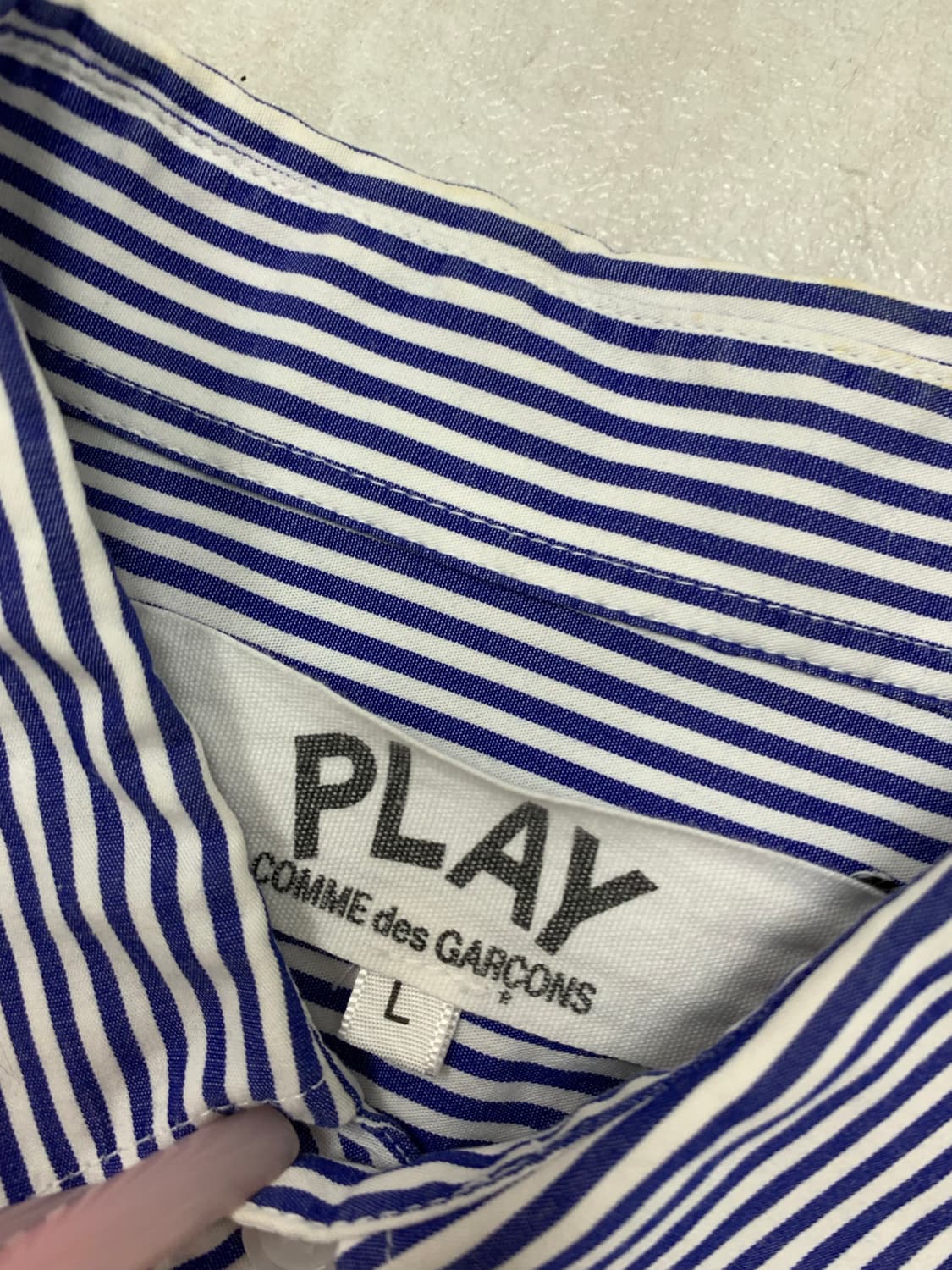 꼼데가르송 스트라이프 셔츠 #638 상품이미지3