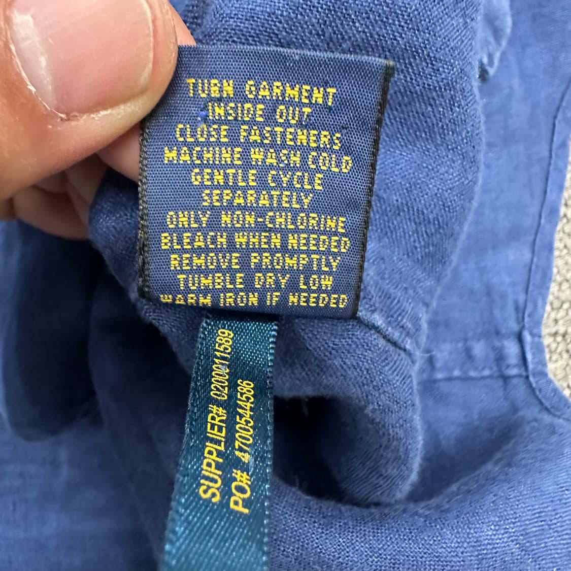 폴로랄프로렌 여성 린넨셔츠 상품이미지4