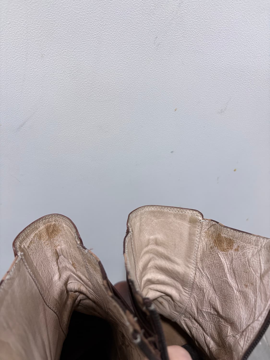 카모 레더 빈티지 앵클 부츠 상품이미지4