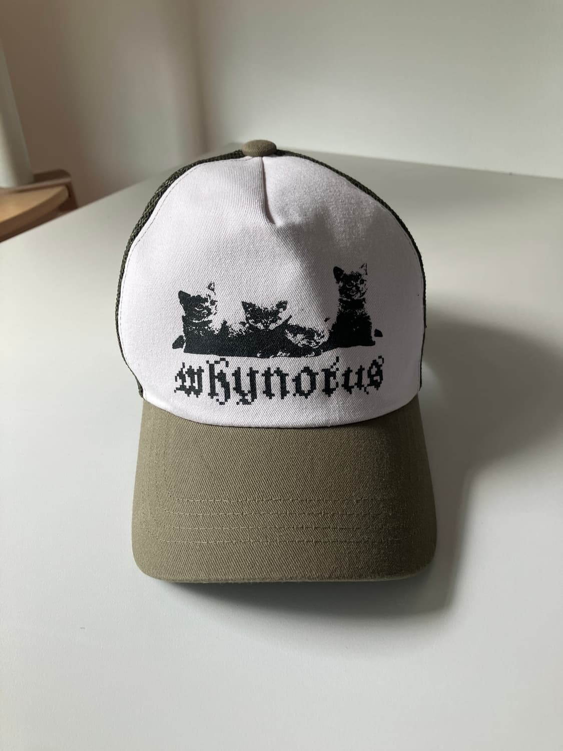 와이낫어스 매쉬 볼캡 카키 상품이미지2