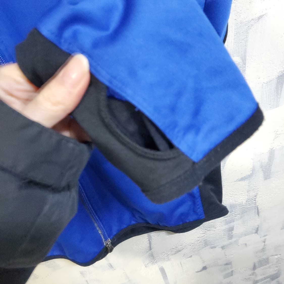 나이키  스우시 드라이핏 블루  져지  상품이미지4