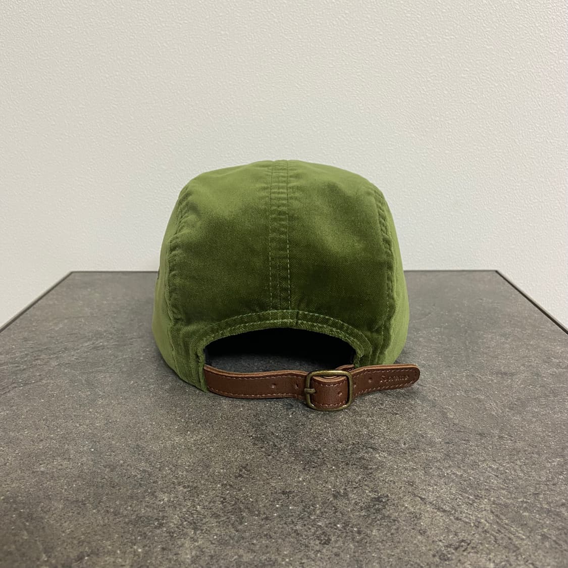 (OS) 슈프림 박스로고 캠프캡 모자 벨벳 올리브 카키 상품이미지4