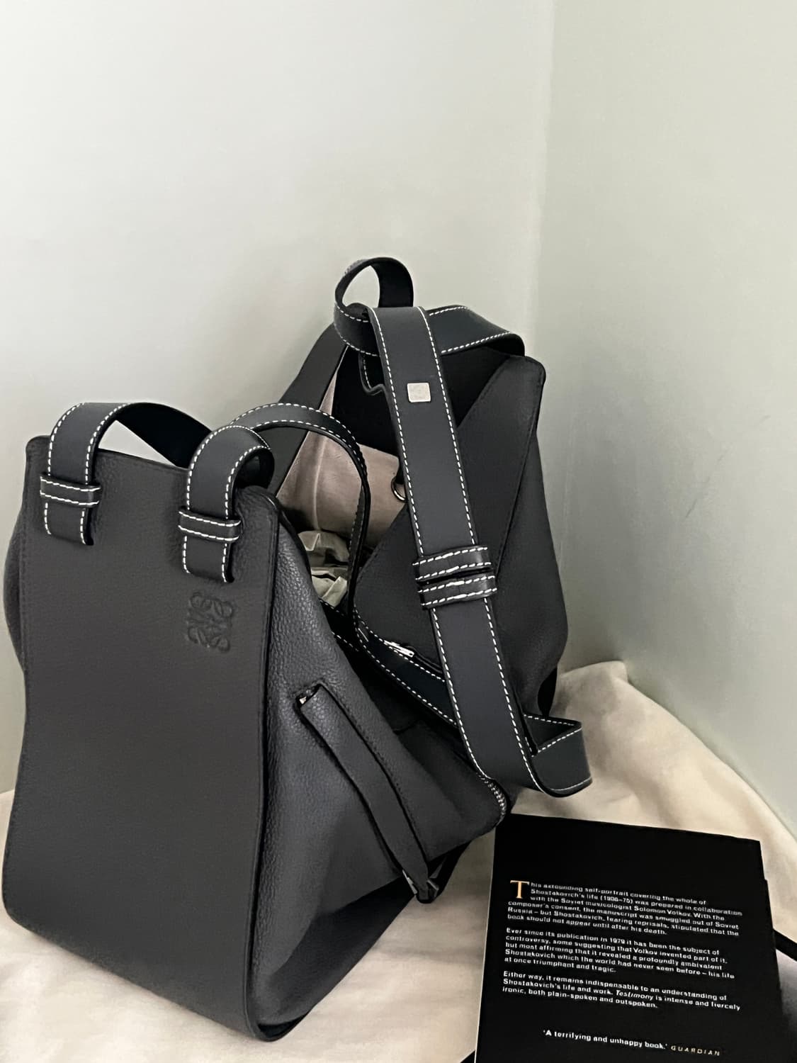 LOEWE 로에베 해먹백 다크 그레이 미디움 상품이미지5